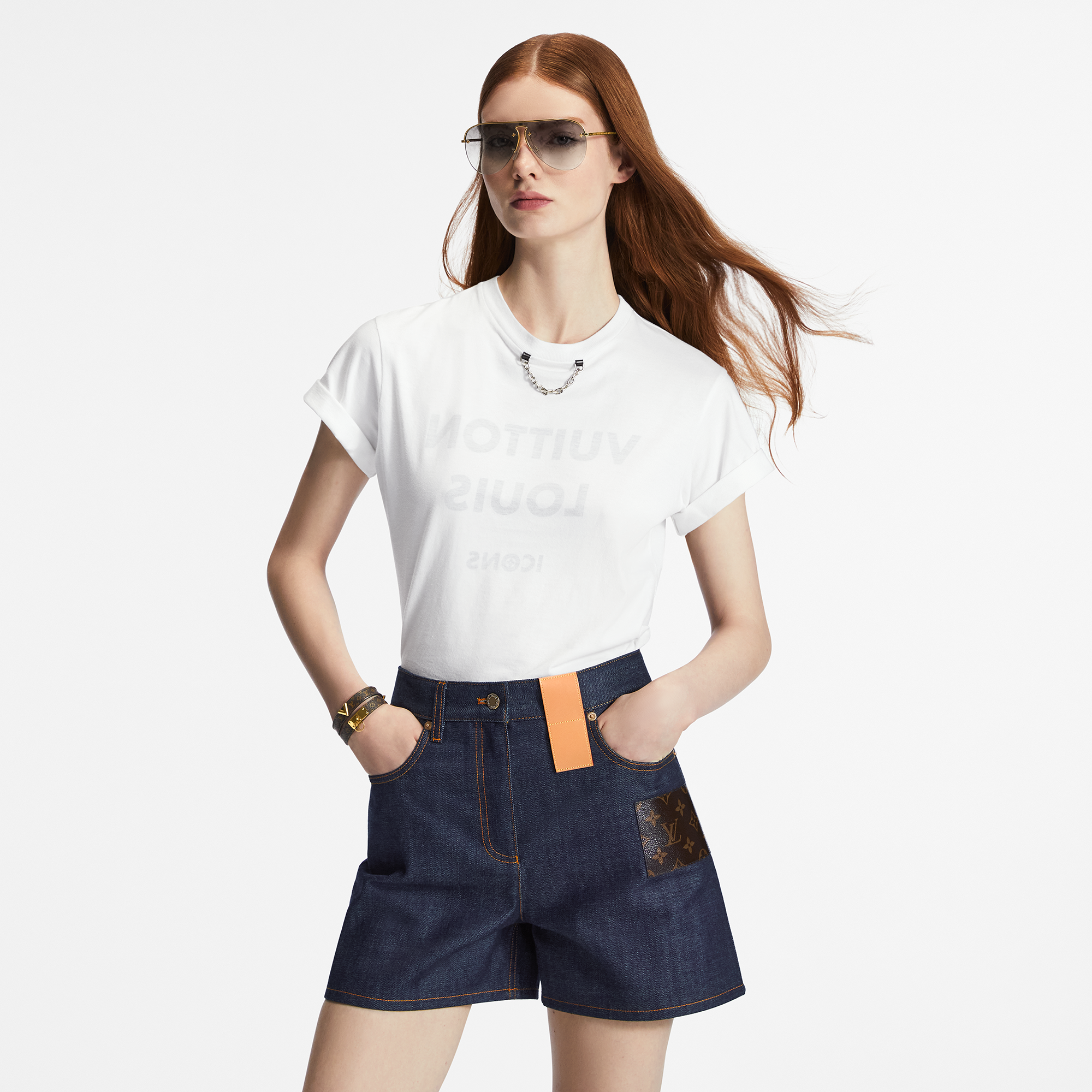 Louis Vuitton Print T-Shirt  in Women's Ready-to-Wear Tops collections by Louis Vuitton (Product zoom)